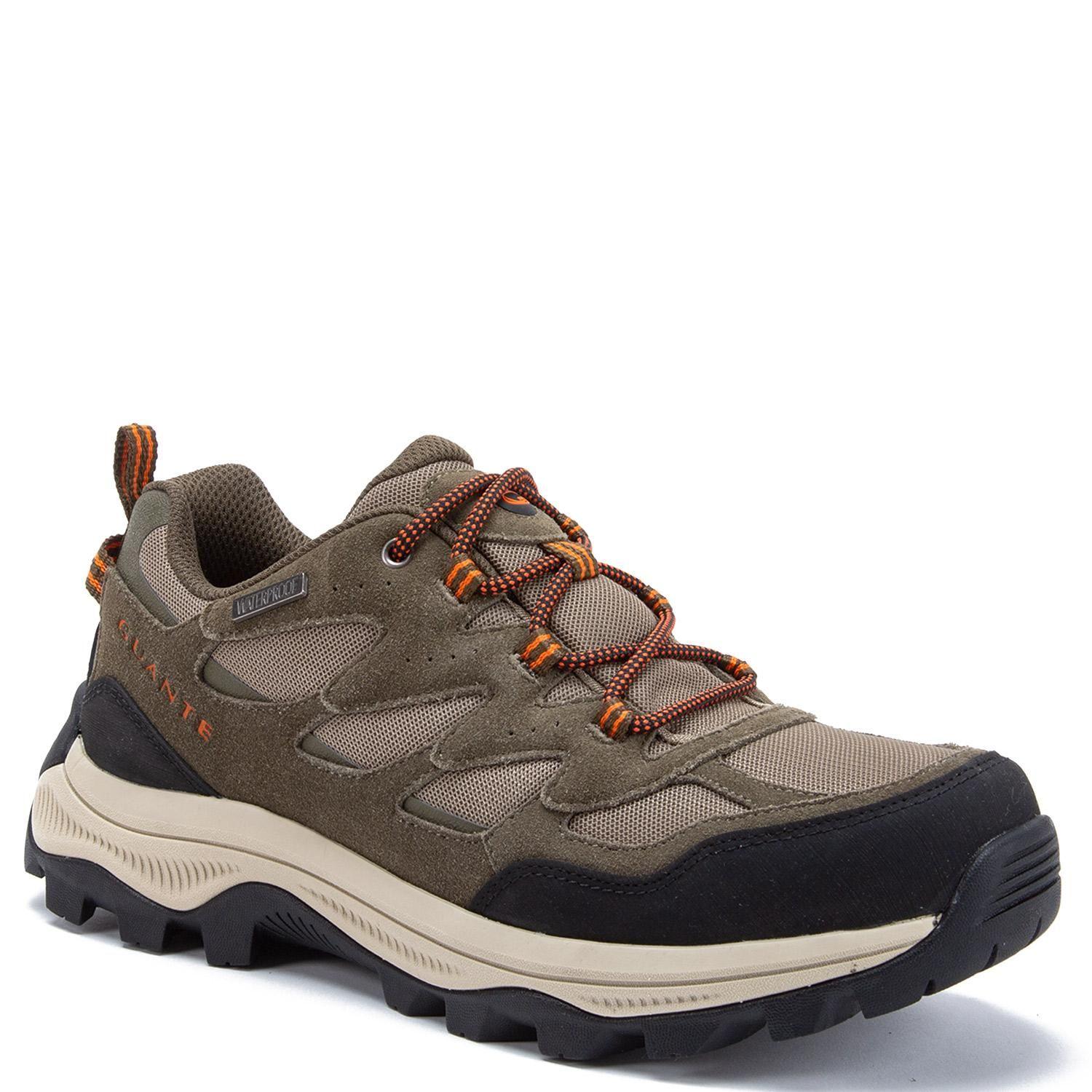 Zapatilla Outdoor de cuero hombre Guante olivo Tolten 0036009-2