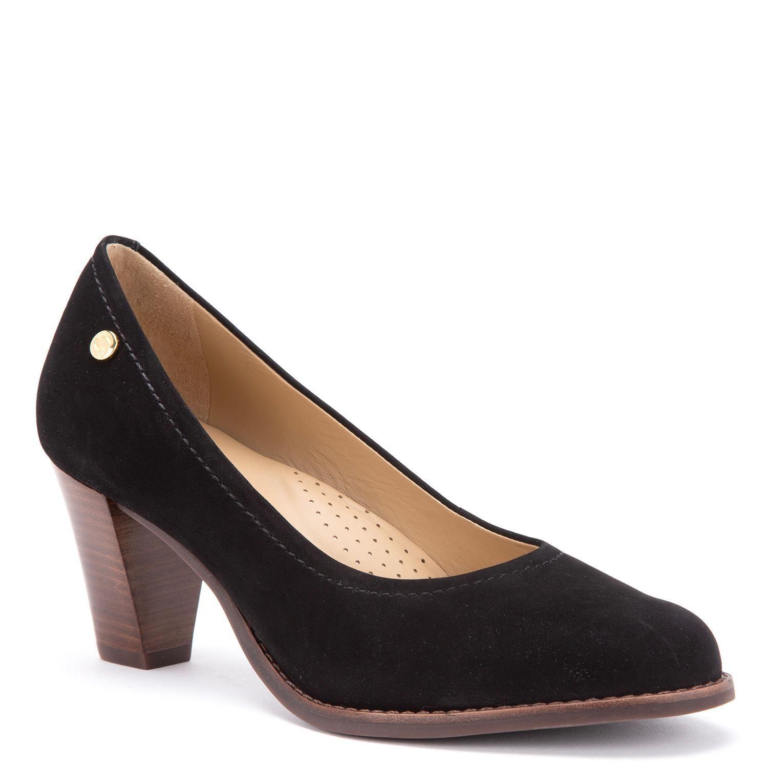 Zapato de cuero mujer Gacel negro Margot 0659986-4