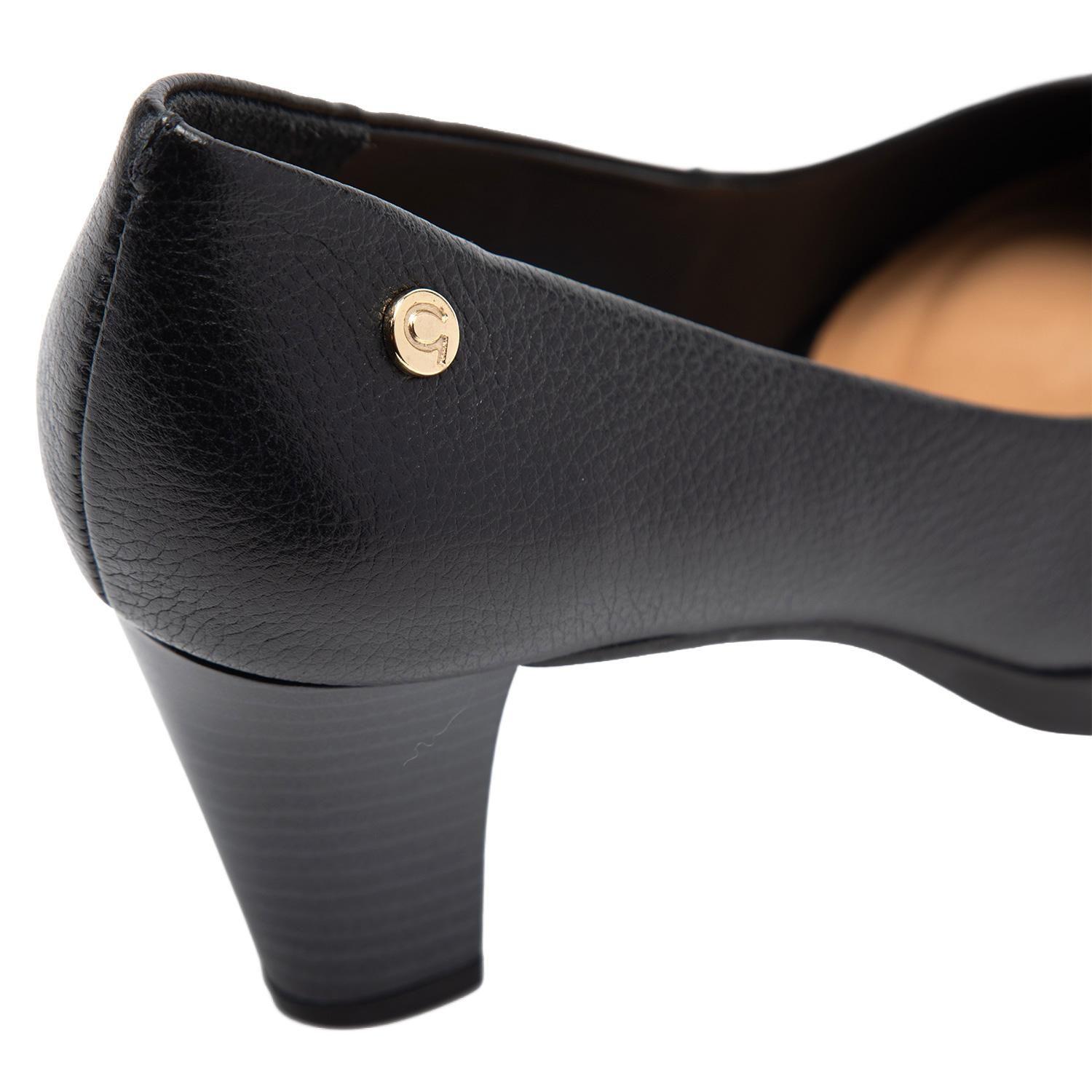 Zapato de cuero mujer Gacel negro Catrina 0661150-6
