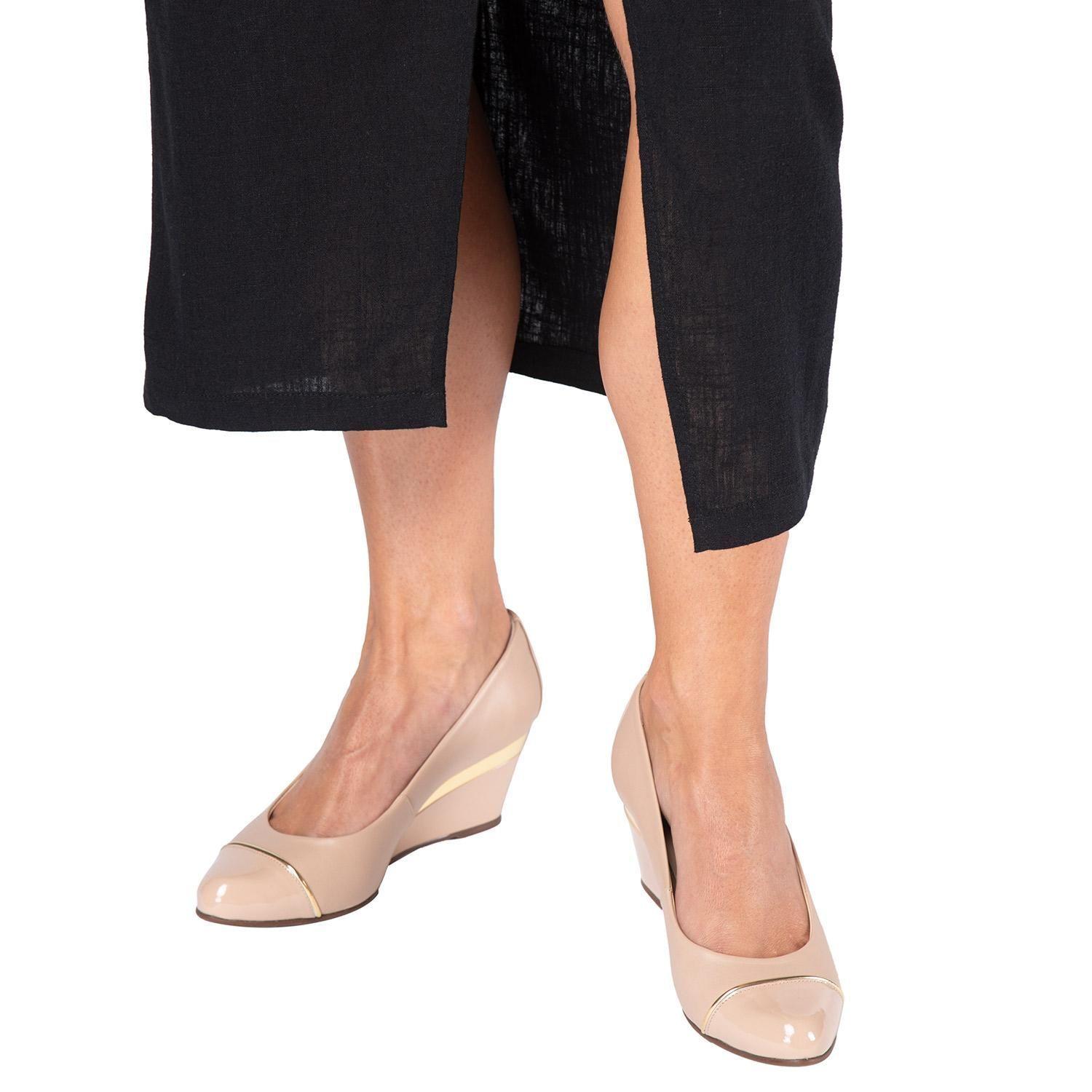 Zapato de cuero mujer Gacel beige Ivonne 0659586-1