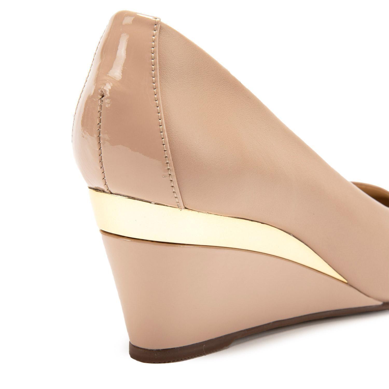 Zapato de cuero mujer Gacel beige Ivonne 0659586-3