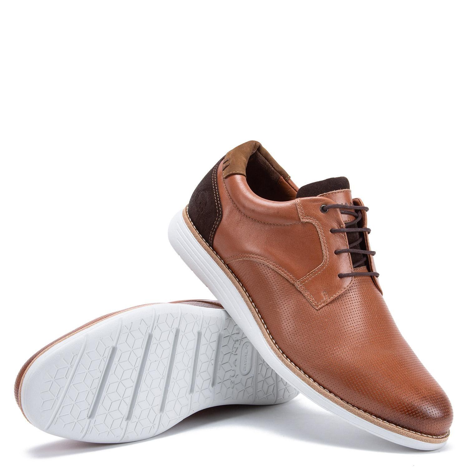 Zapato de cuero hombre Guante Camel Cambridge-3