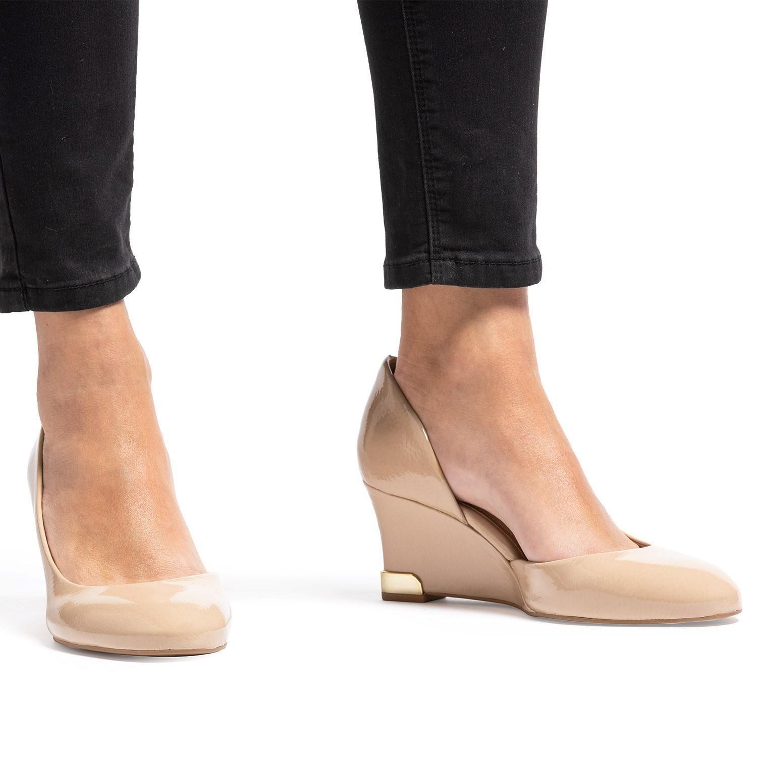 Zapato de cuero mujer Gacel nude Clarice 0659180-1