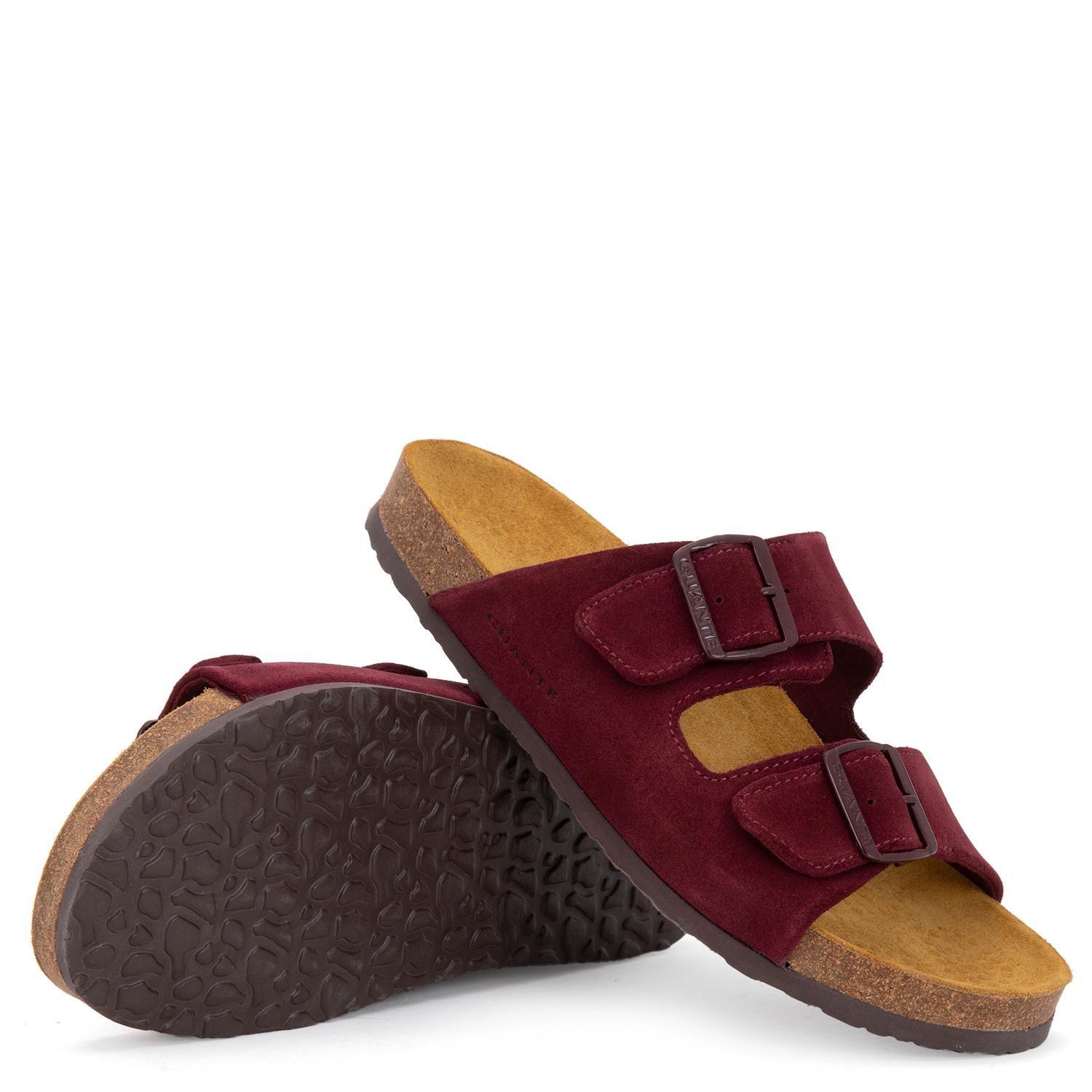 Sandalia de cuero hombre Burdeo Quintay 0035633-2
