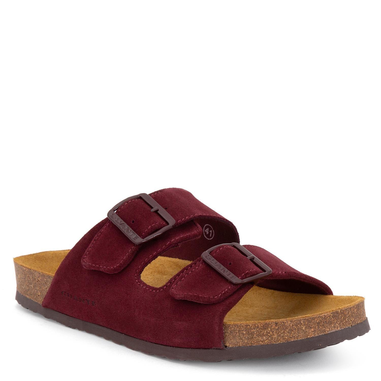 Sandalia de cuero hombre Burdeo Quintay 0035633-4