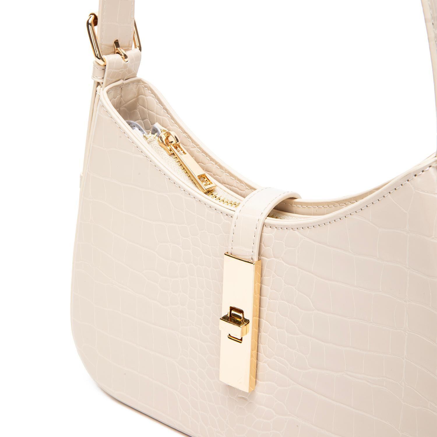 Cartera mujer Gacel off white oval-4
