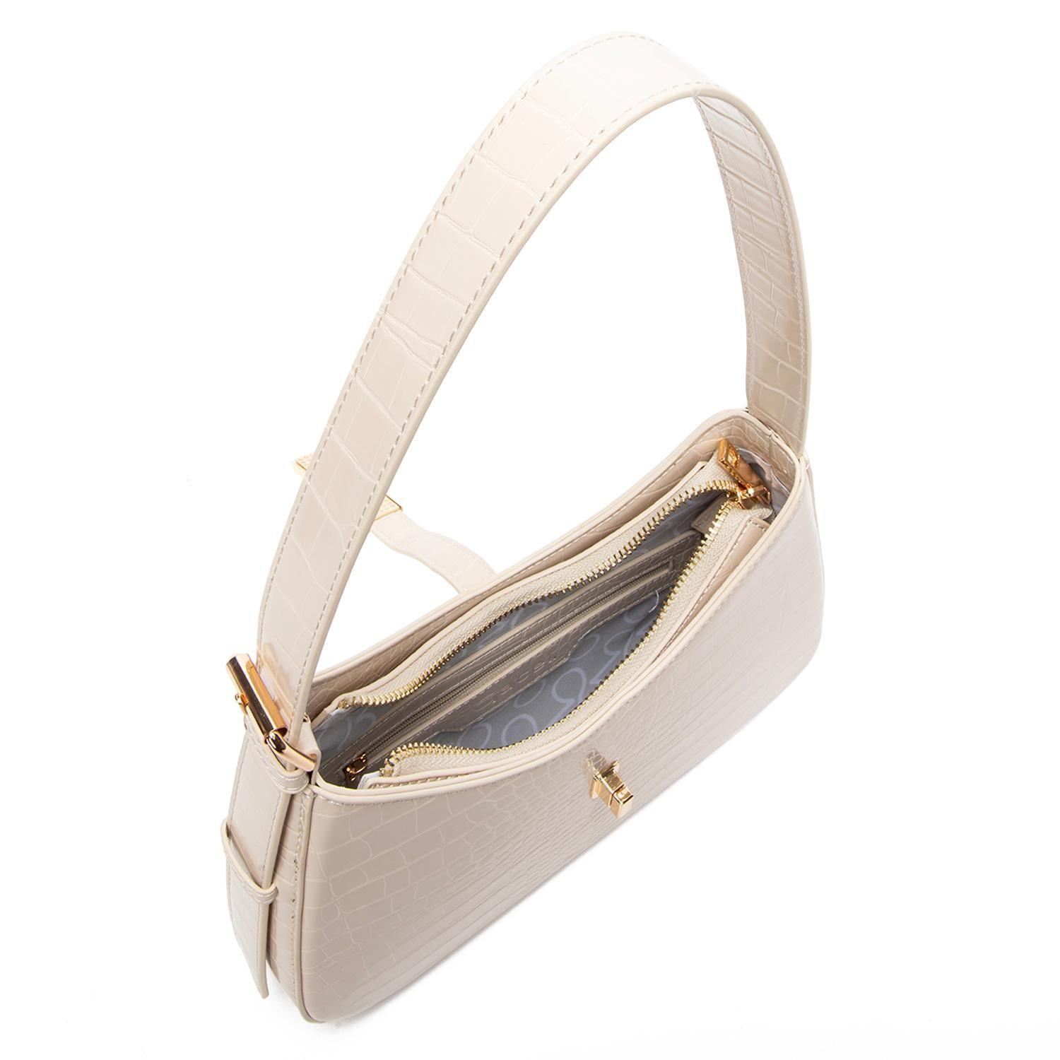 Cartera mujer Gacel off white oval-5