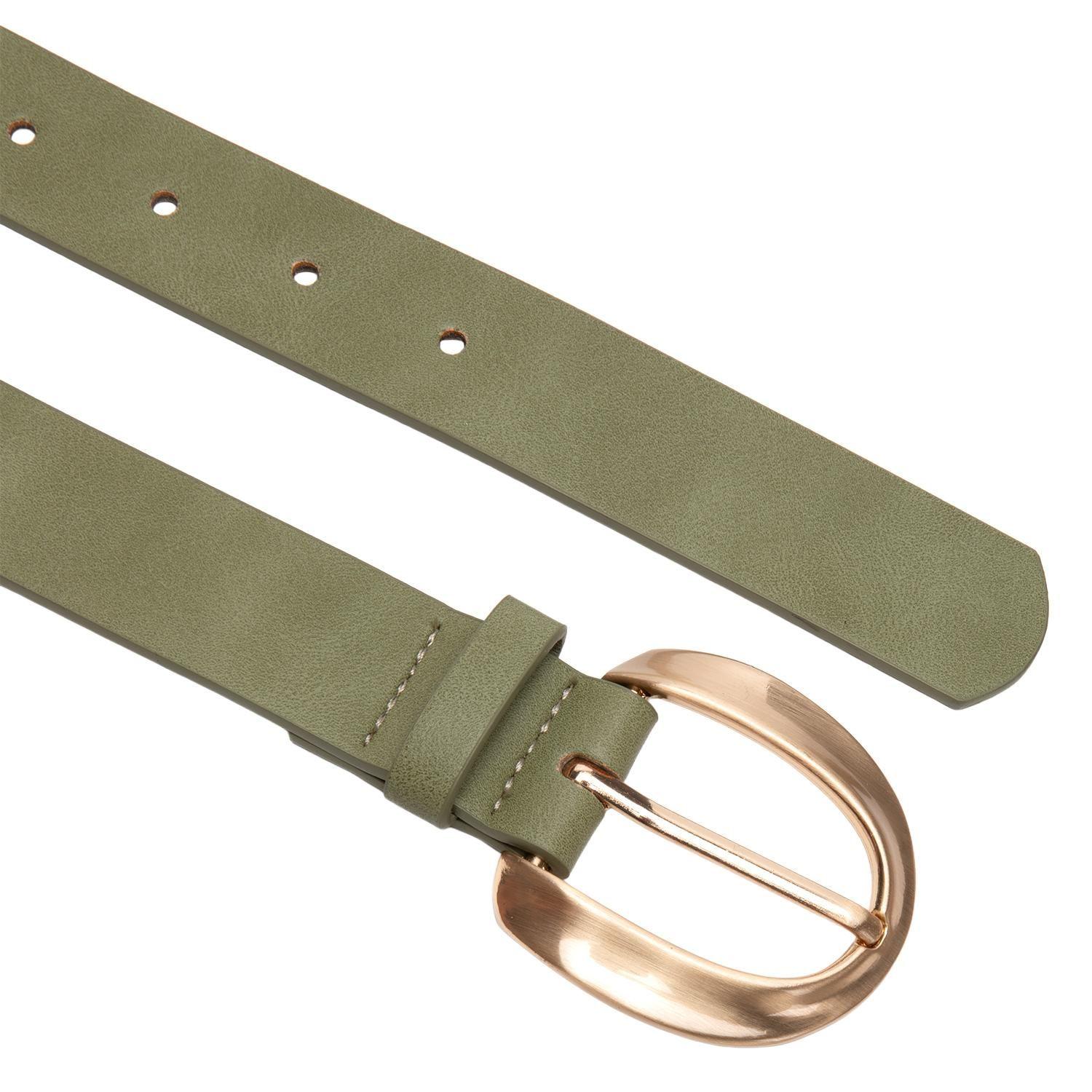 Cinturon mujer Gacel verde ancho 30mm-1