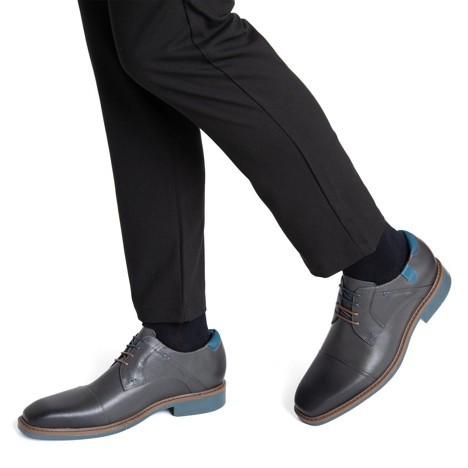 Zapato de cuero hombre Guante grafito Toronto-1