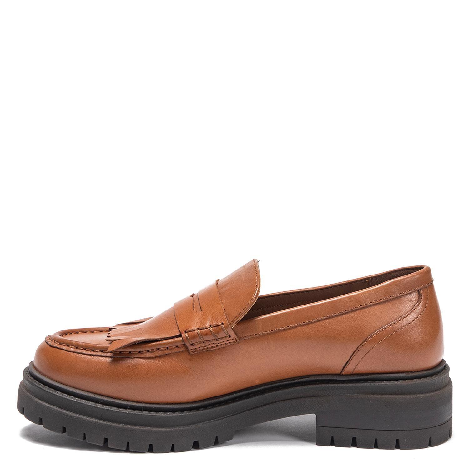 Mocasin de cuero mujer Gacel tostado Timothy-1