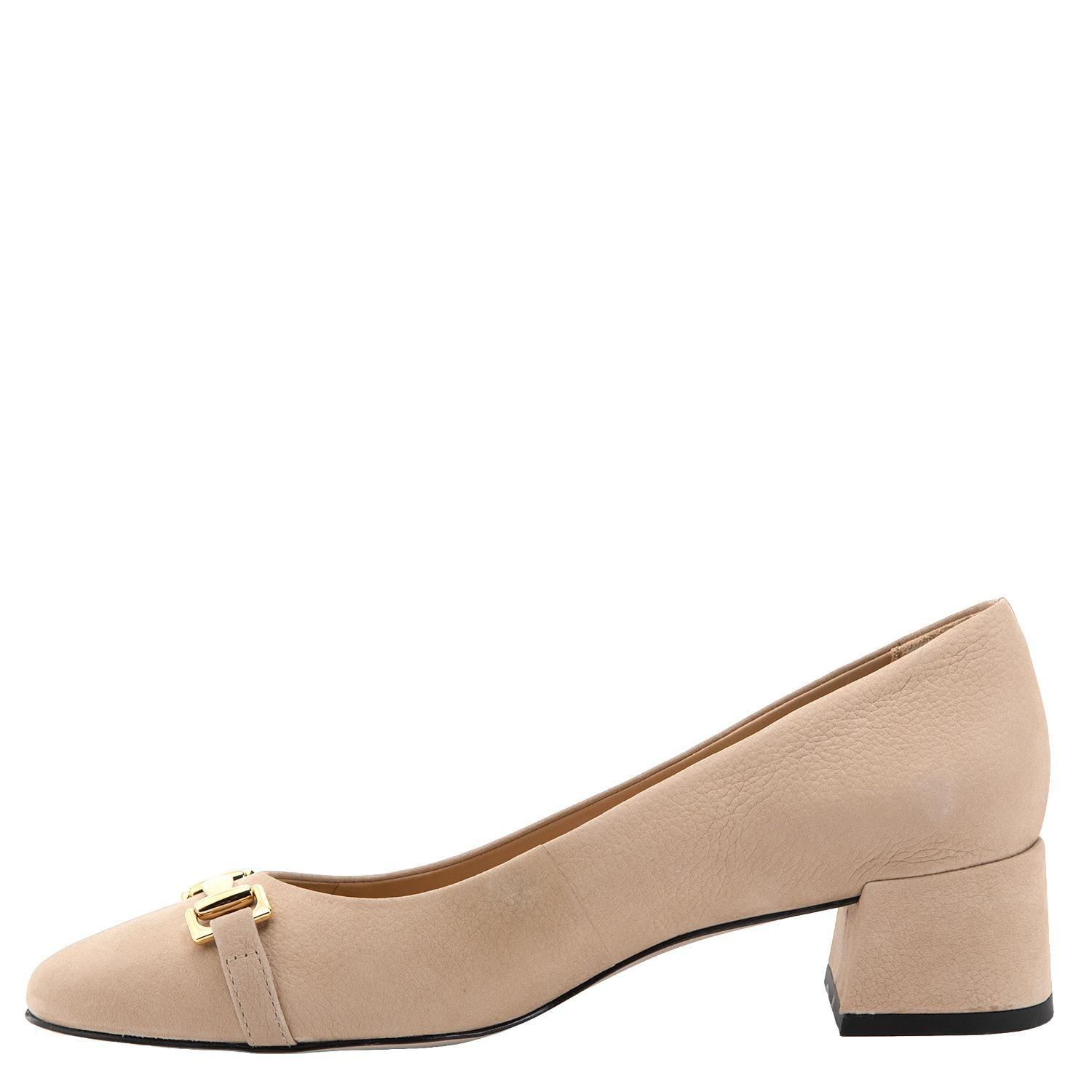 Zapato de cuero mujer Gacel beige Elli 0661201-2