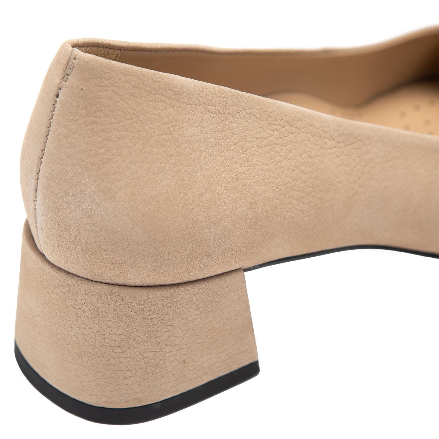 Zapato de cuero mujer Gacel beige Elli 0661201-6