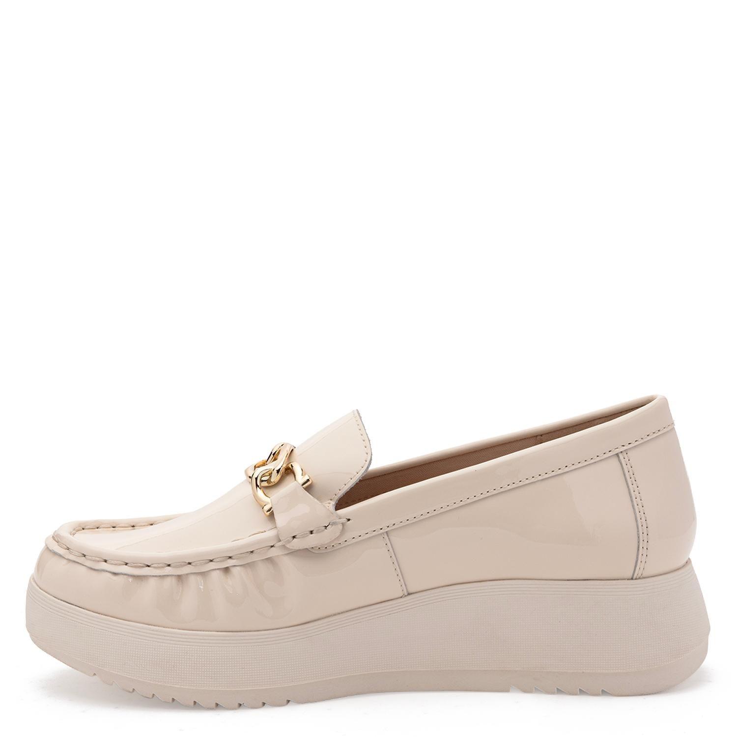 Mocasin de cuero mujer Gacel crudo Lydia-2