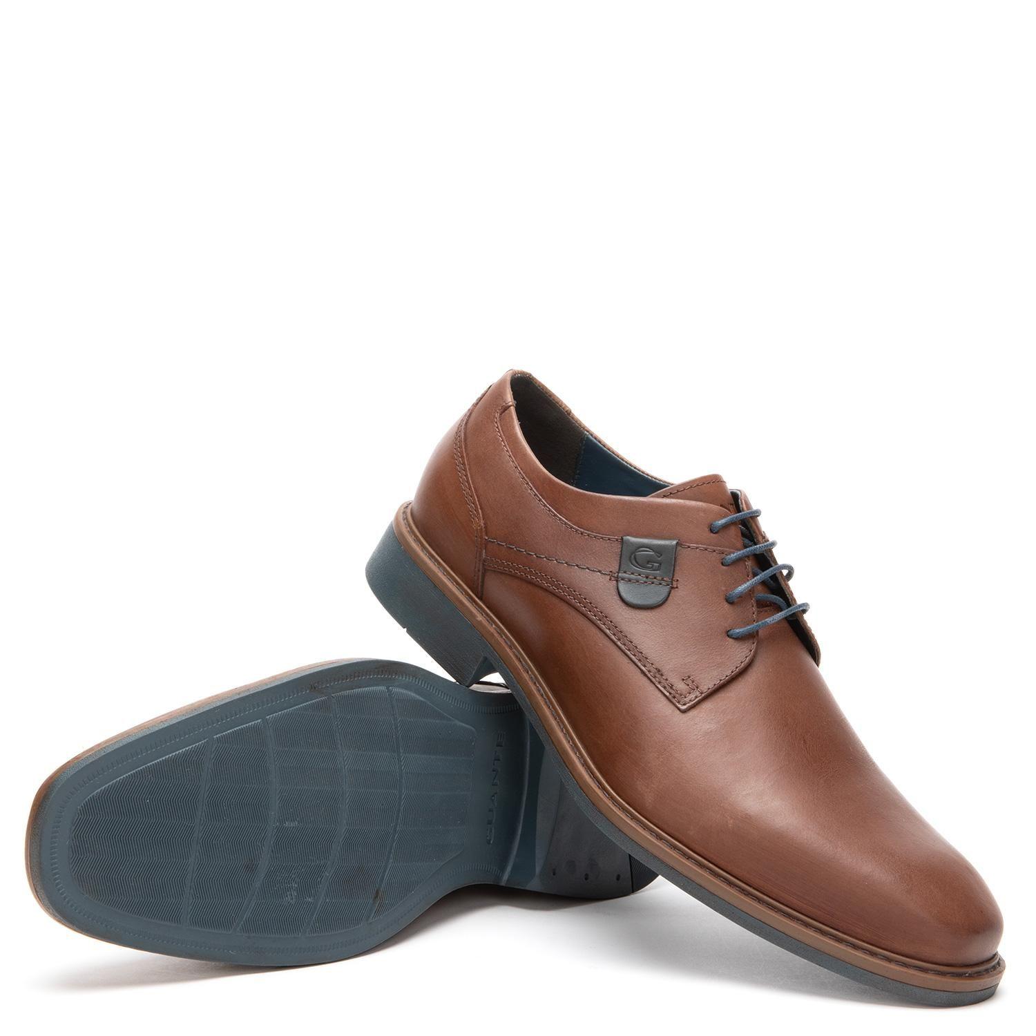 Zapato de cuero hombre Guante tostado Toronto 0036012-3