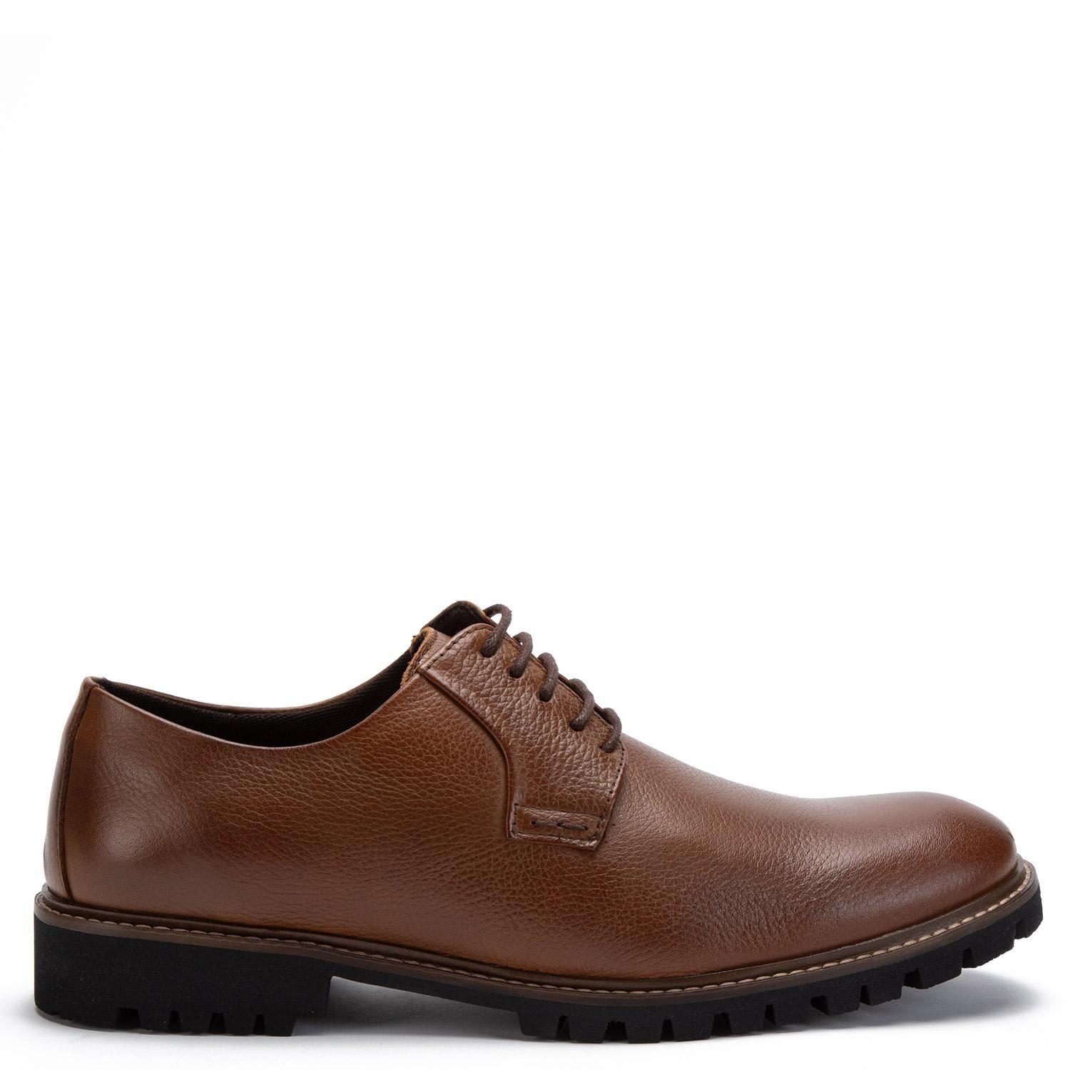 Zapato de cuero hombre Guante whisky Quebec-2