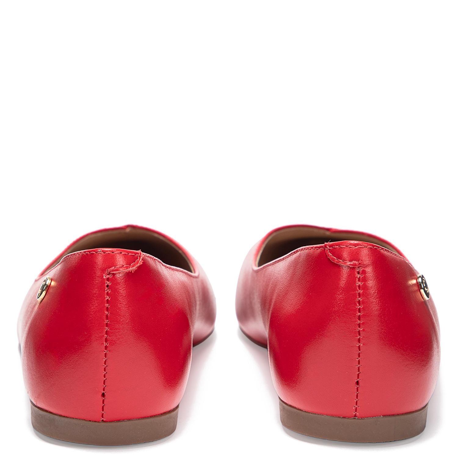 Ballerina de cuero mujer Gacel rojo Kim 0661265-4