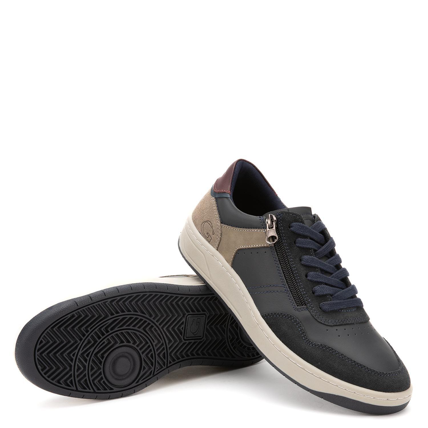 Zapatilla de cuero hombre Guante petroleo Tesla-3