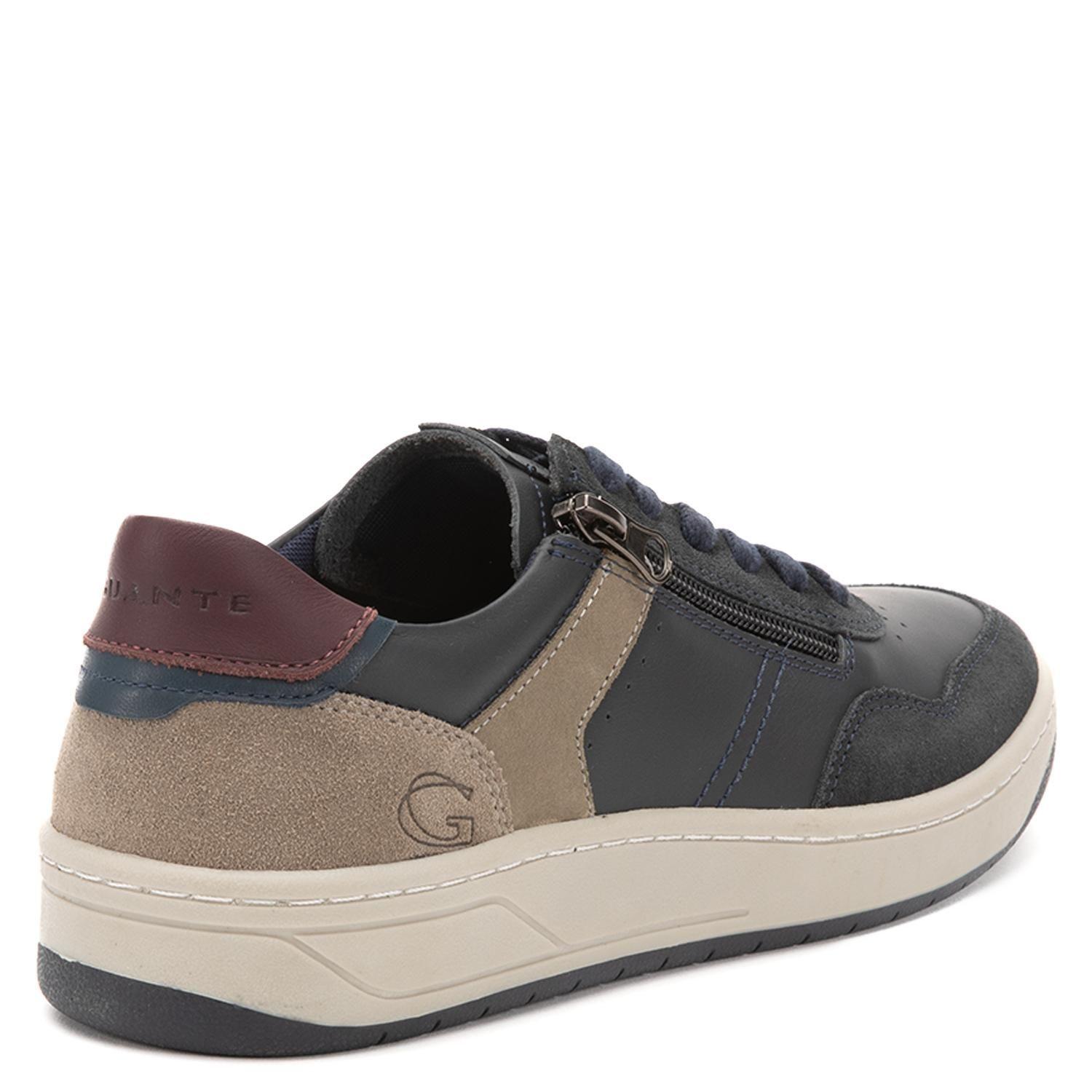 Zapatilla de cuero hombre Guante petroleo Tesla-4