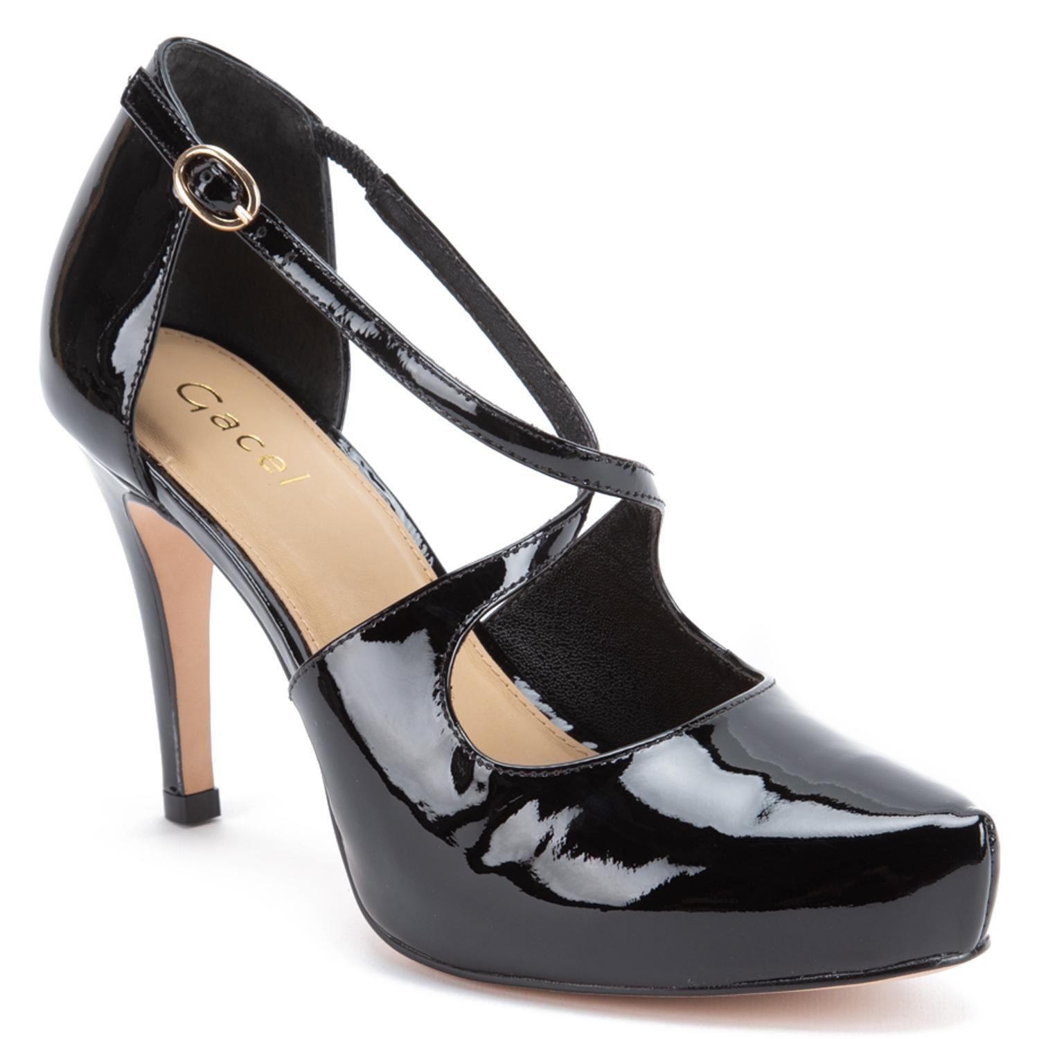 Zapato de cuero mujer Gacel Negro Olga 0660546-2