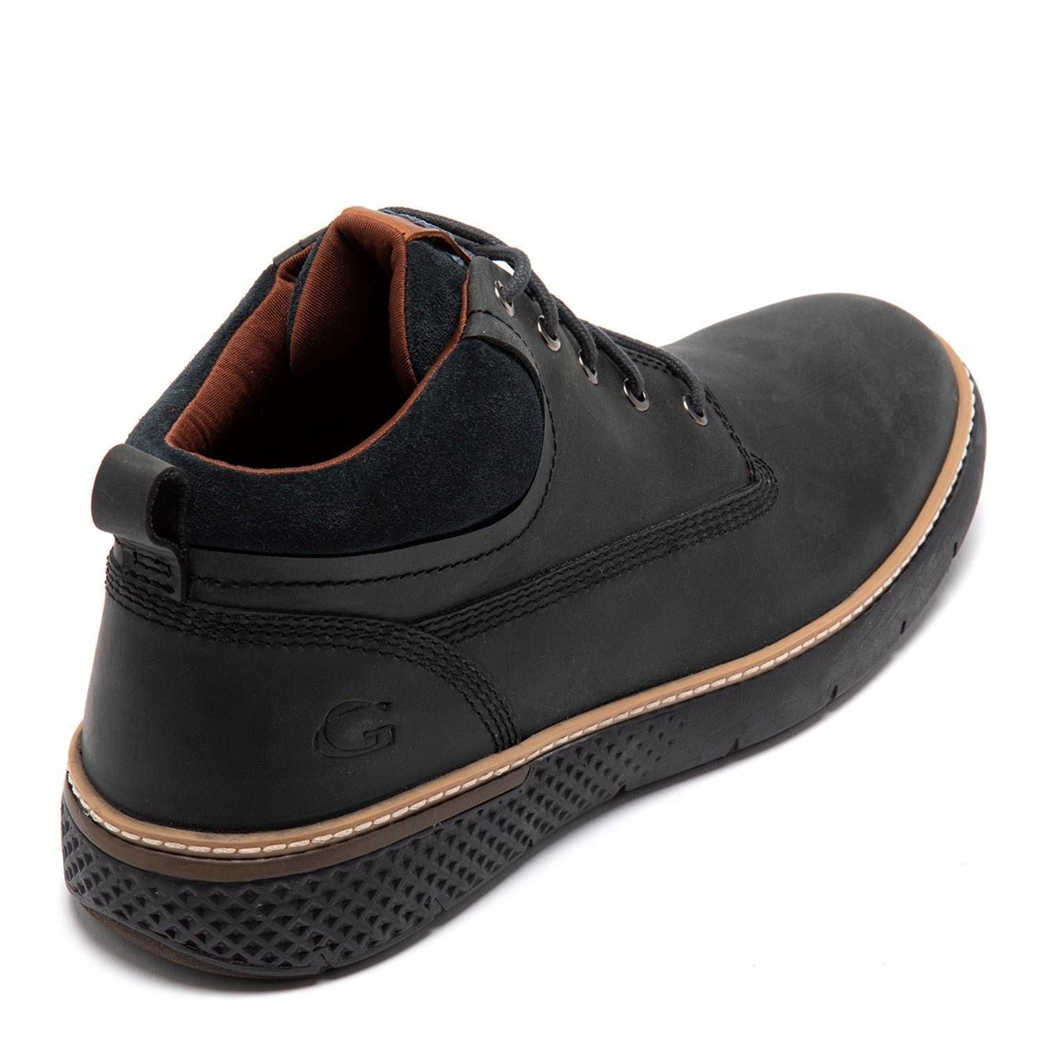 Botin de cuero hombre Guante Negro Colorado-6