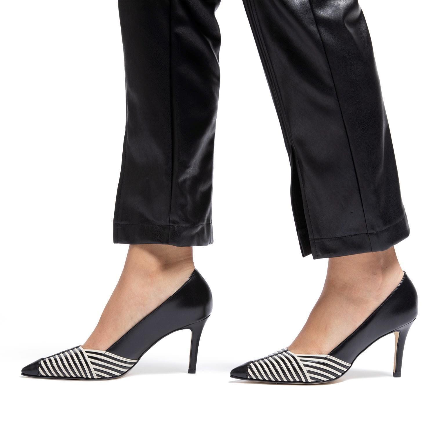 Zapato de cuero mujer Gacel Negro Monica 0659317-1
