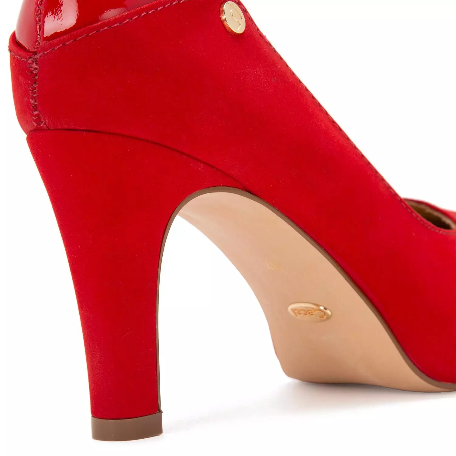Zapato de cuero mujer Gacel rojo Katerina 0659953-3