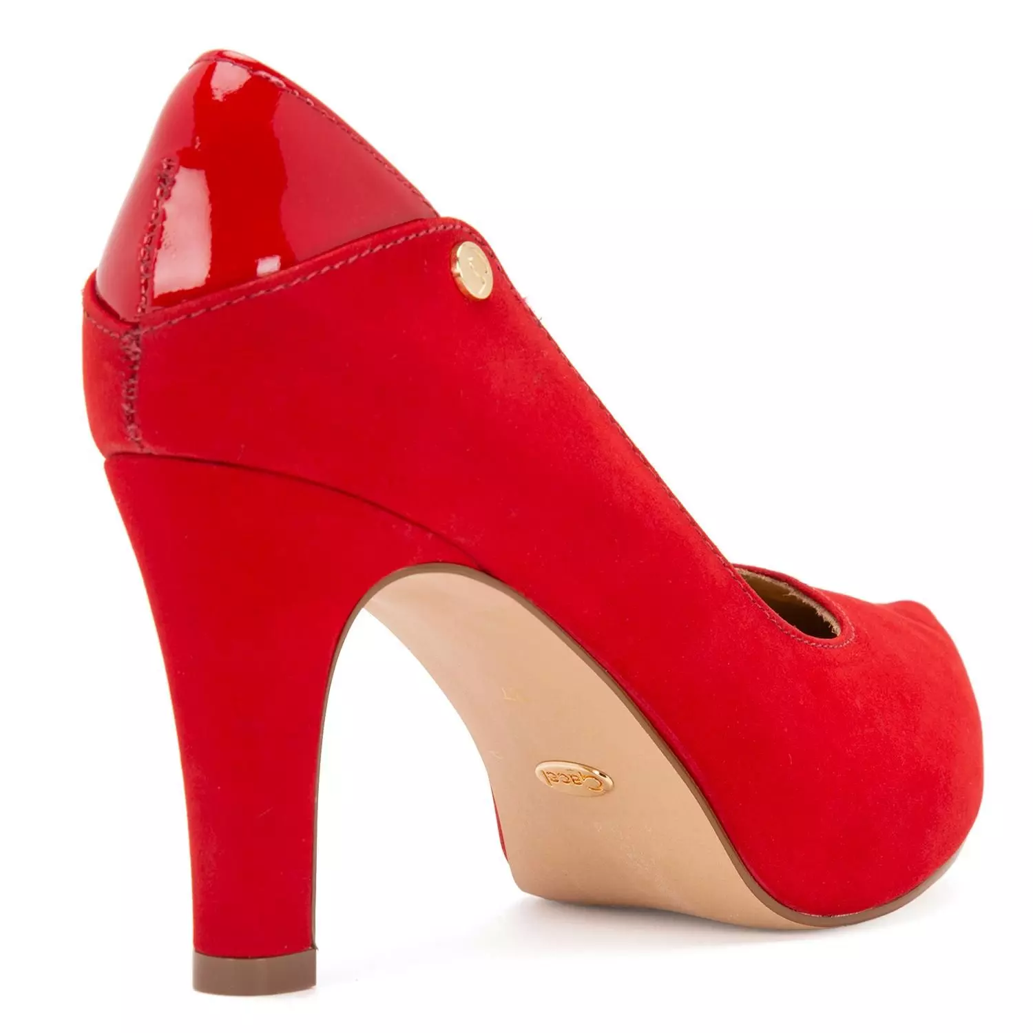 Zapato de cuero mujer Gacel rojo Katerina 0659953-4