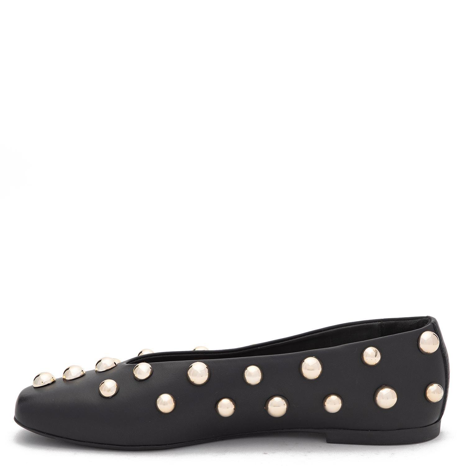 Ballerina de cuero mujer Gacel negro Abi-2