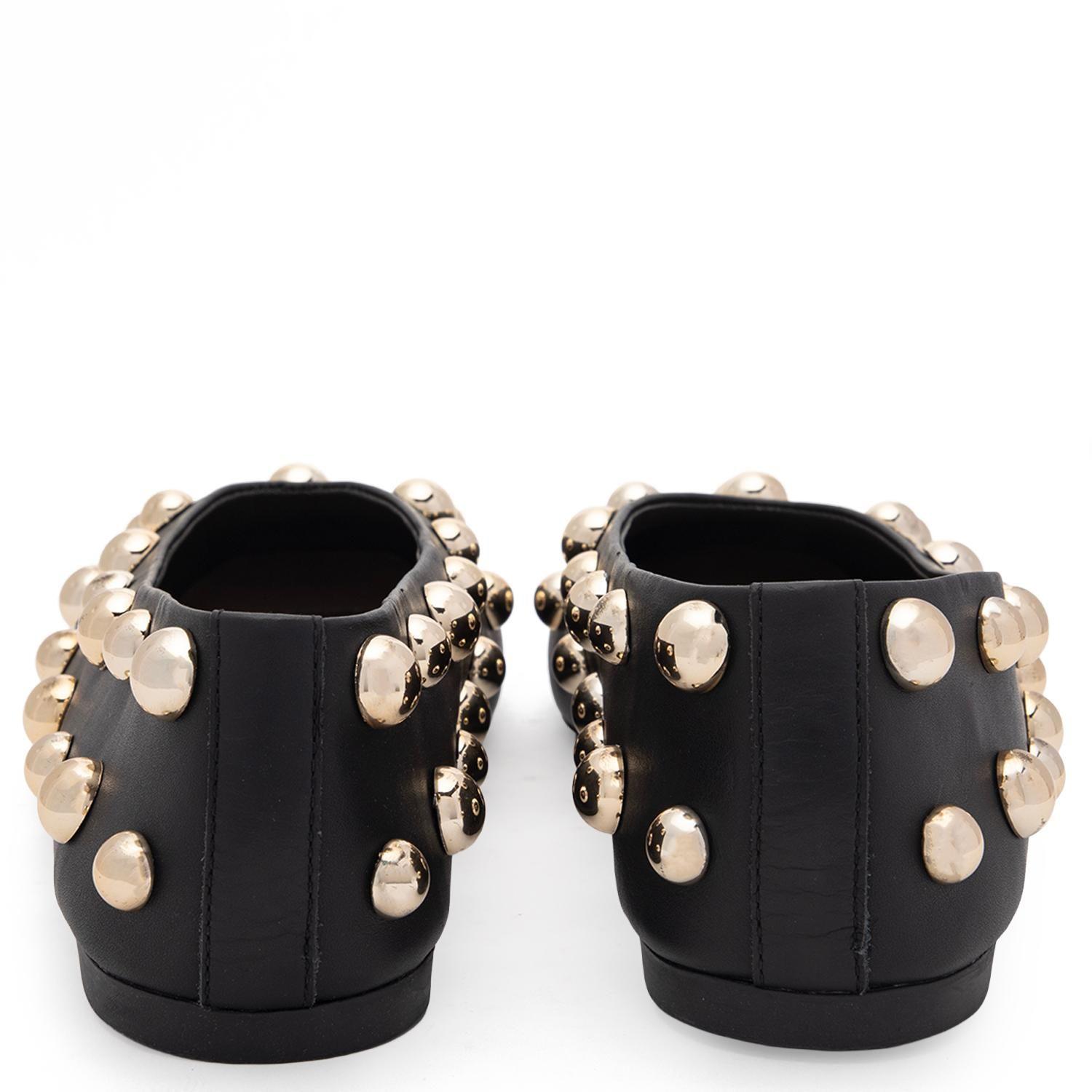 Ballerina de cuero mujer Gacel negro Abi-4