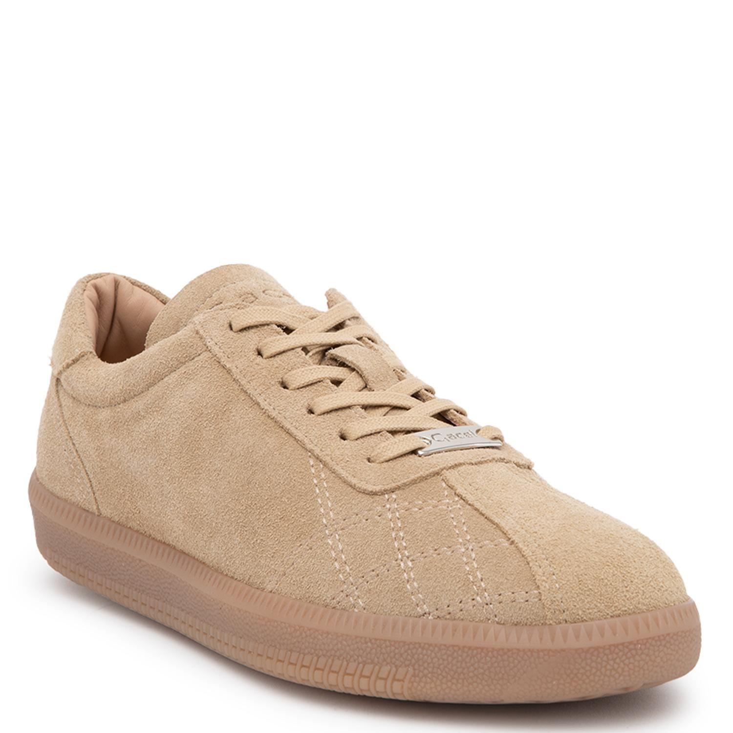 Zapatilla de cuero mujer Gacel beige Dafne-2