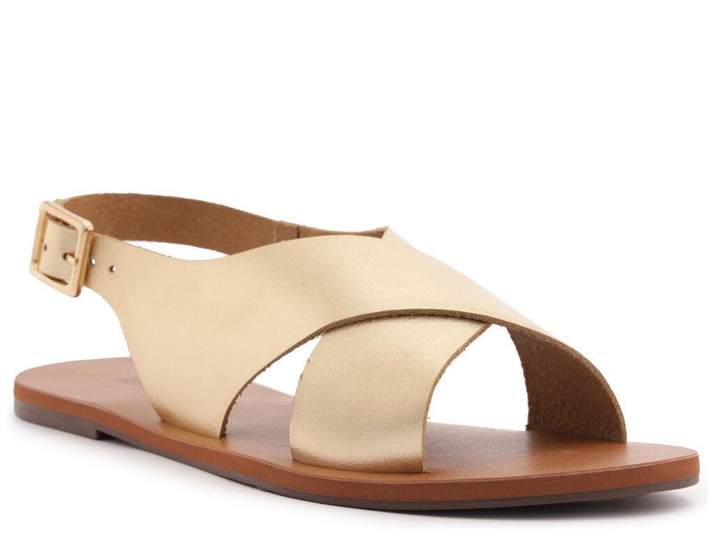 Sandalia de cuero mujer Anacapri dorado Alba C3001400930027-2