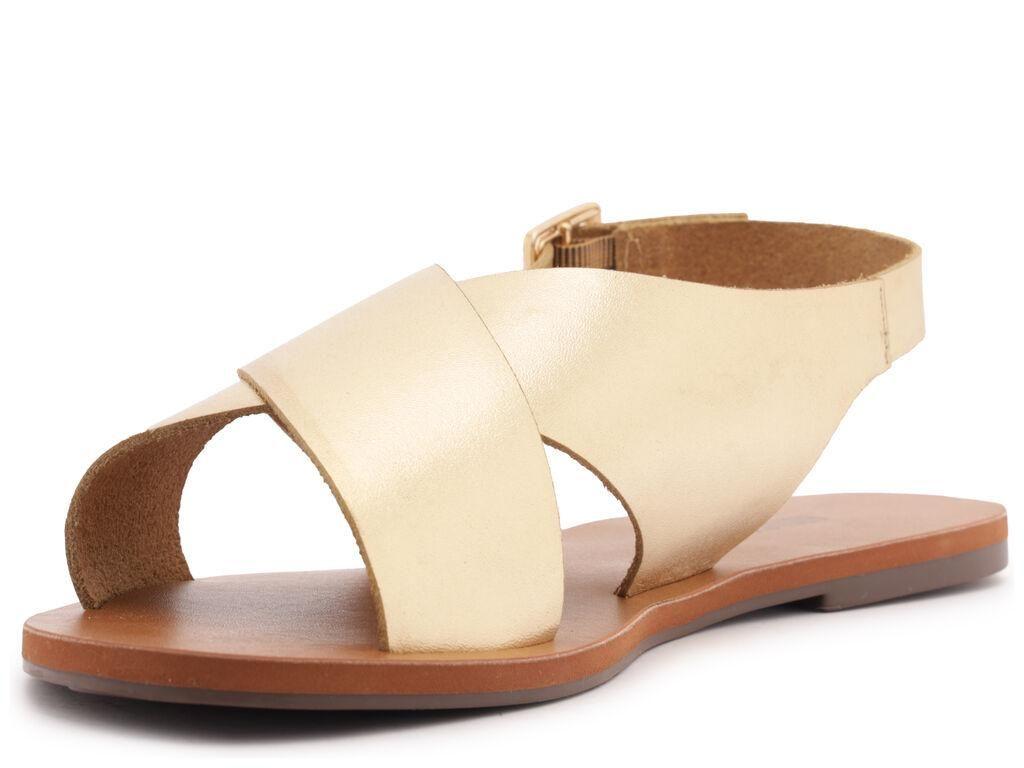 Sandalia de cuero mujer Anacapri dorado Alba C3001400930027-3