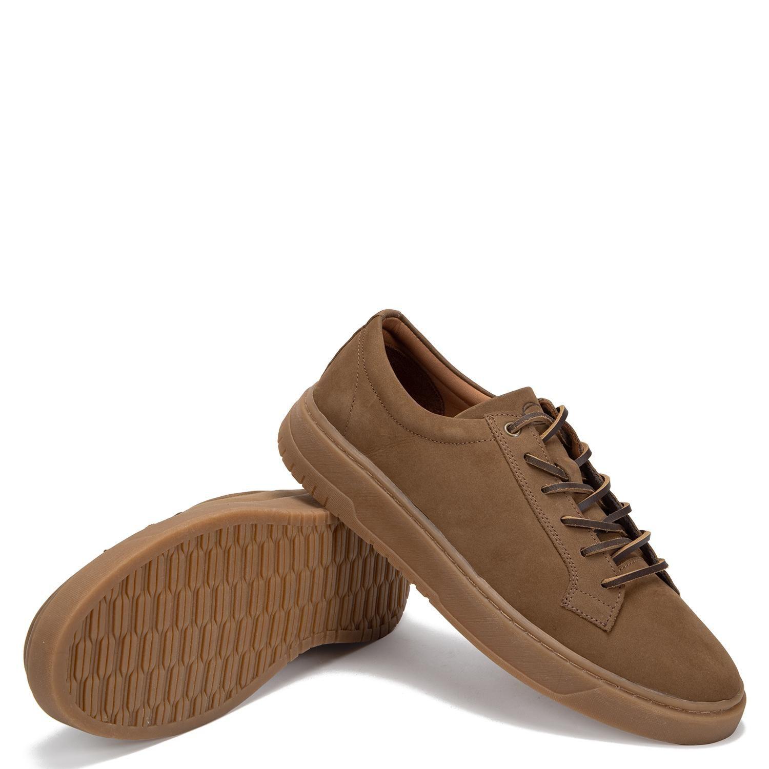 Zapatilla de cuero hombre Guante camel Hong Kong 0036532-3