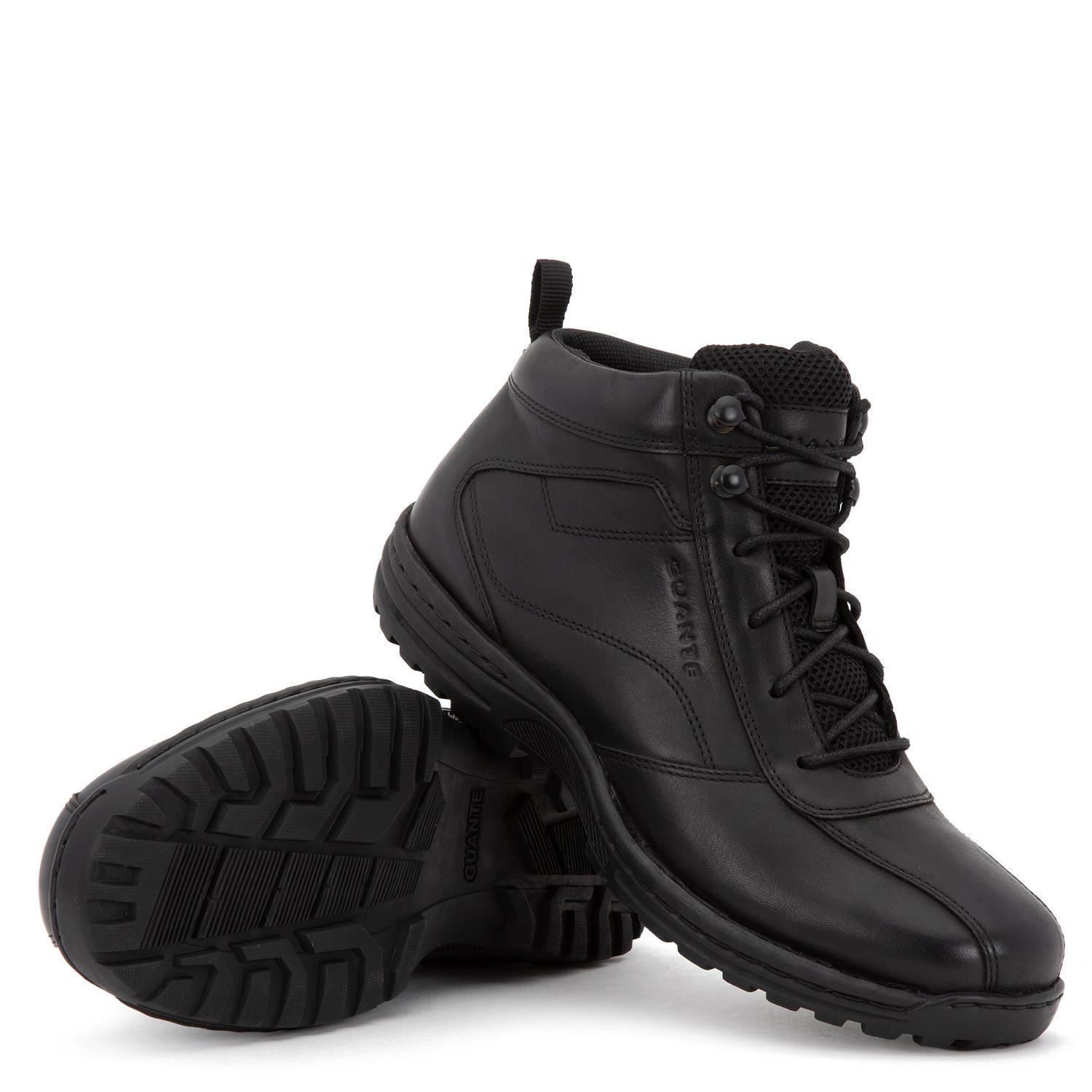 Botin de cuero hombre Guante Negro Dortmund-2