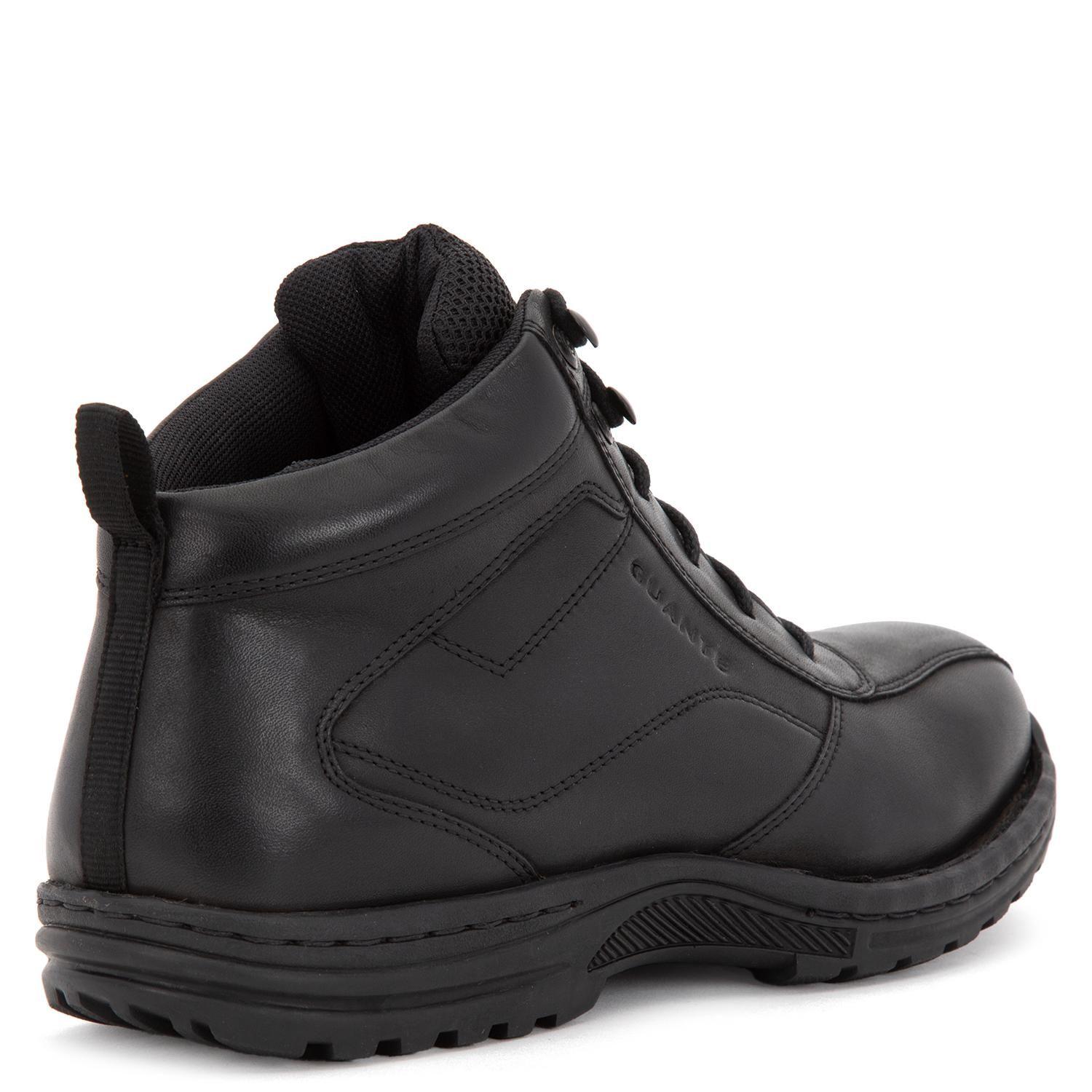 Botin de cuero hombre Guante Negro Dortmund-3