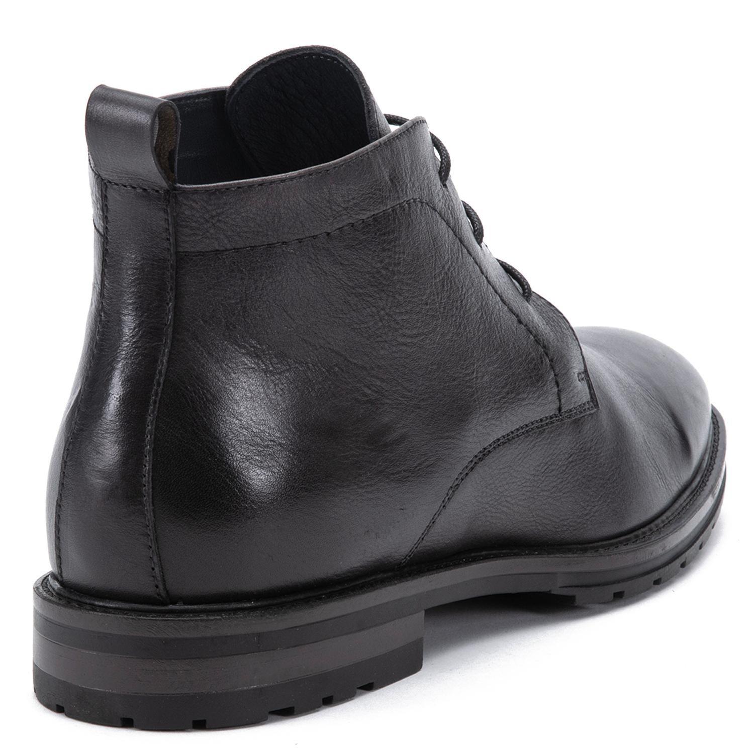 Botin de cuero hombre Guante grafito Soller-4
