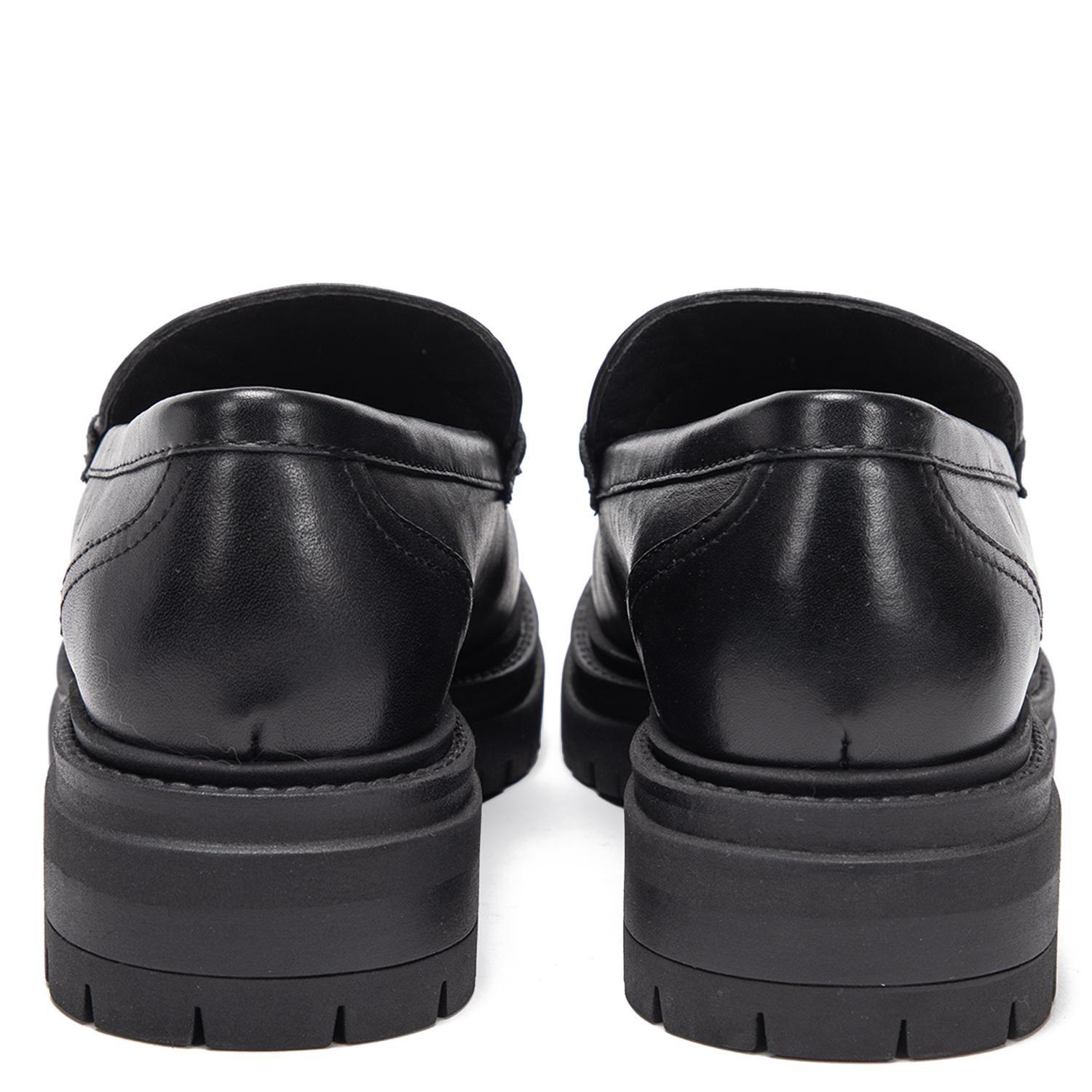 Mocasin de cuero mujer Gacel negro Timothy 0661454-4