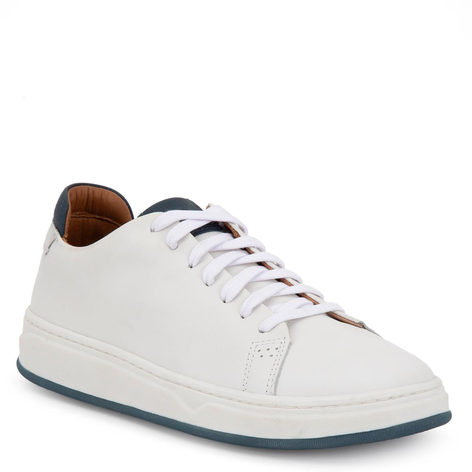 Zapatilla de cuero hombre Guante blanco Hamilton-4