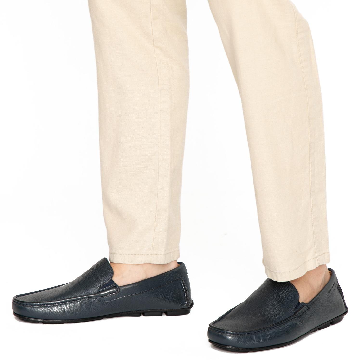 Mocasin de cuero hombre Guante marino Ancona-1