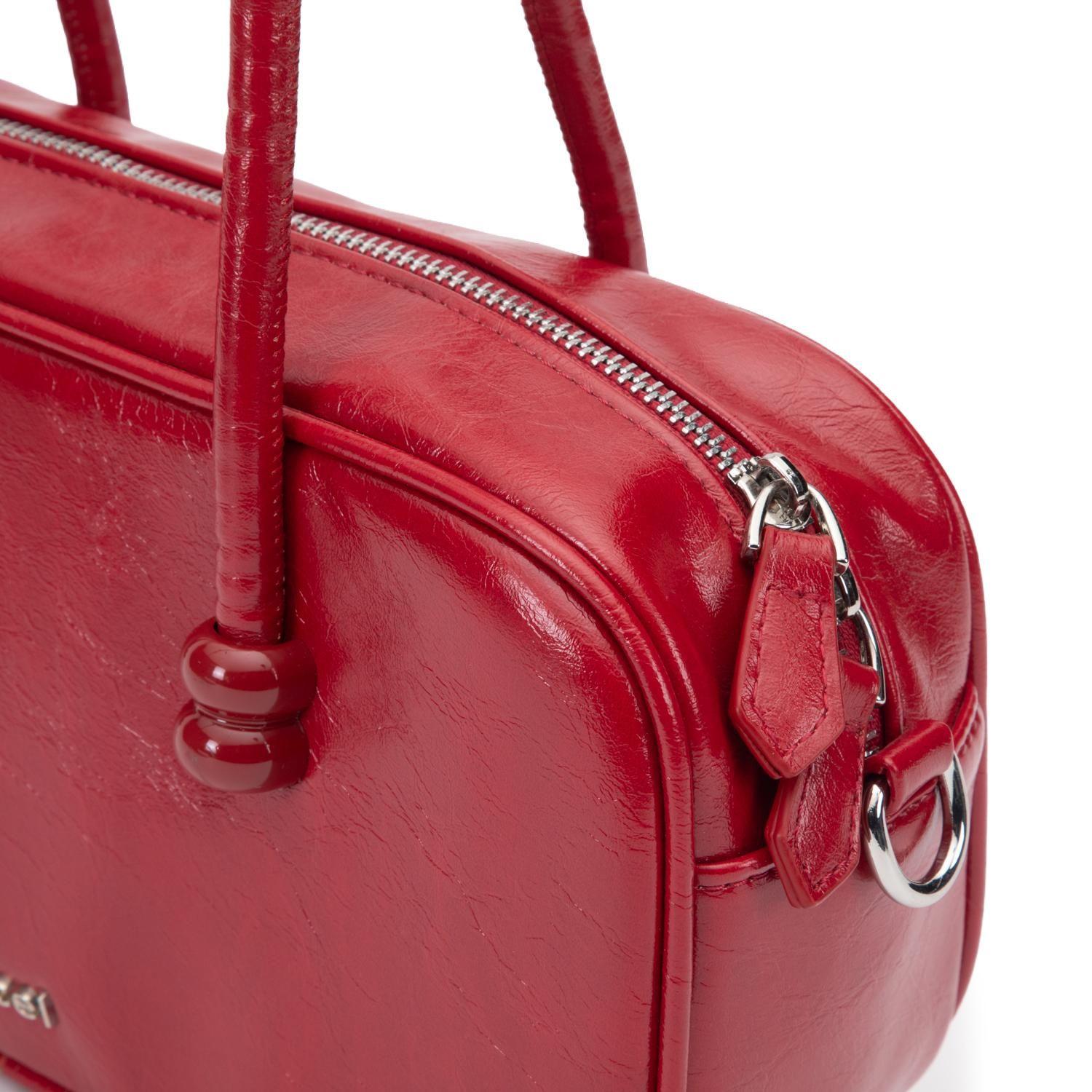 Cartera mujer Gacel rojo dos asas mediana-5