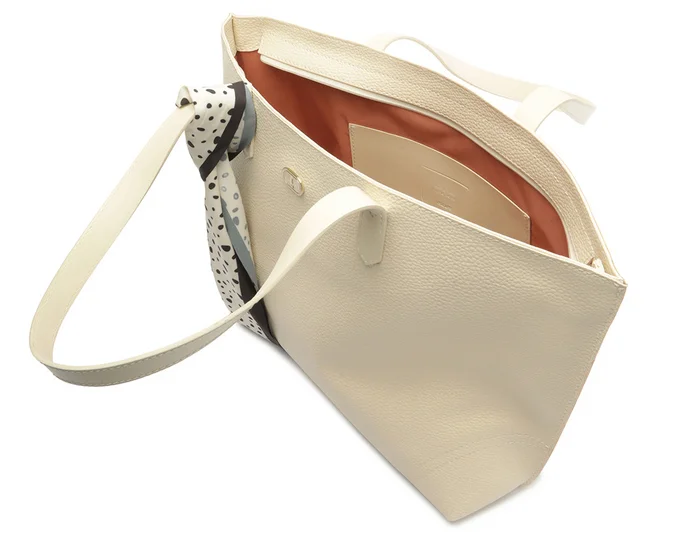 Cartera mujer Anacapri blanco Shopping-3