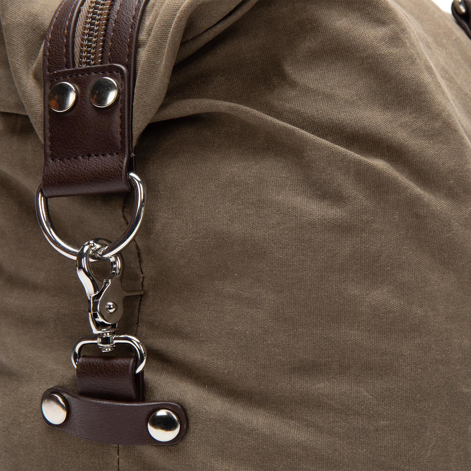 Bolso hombre Guante olivo de viaje-5