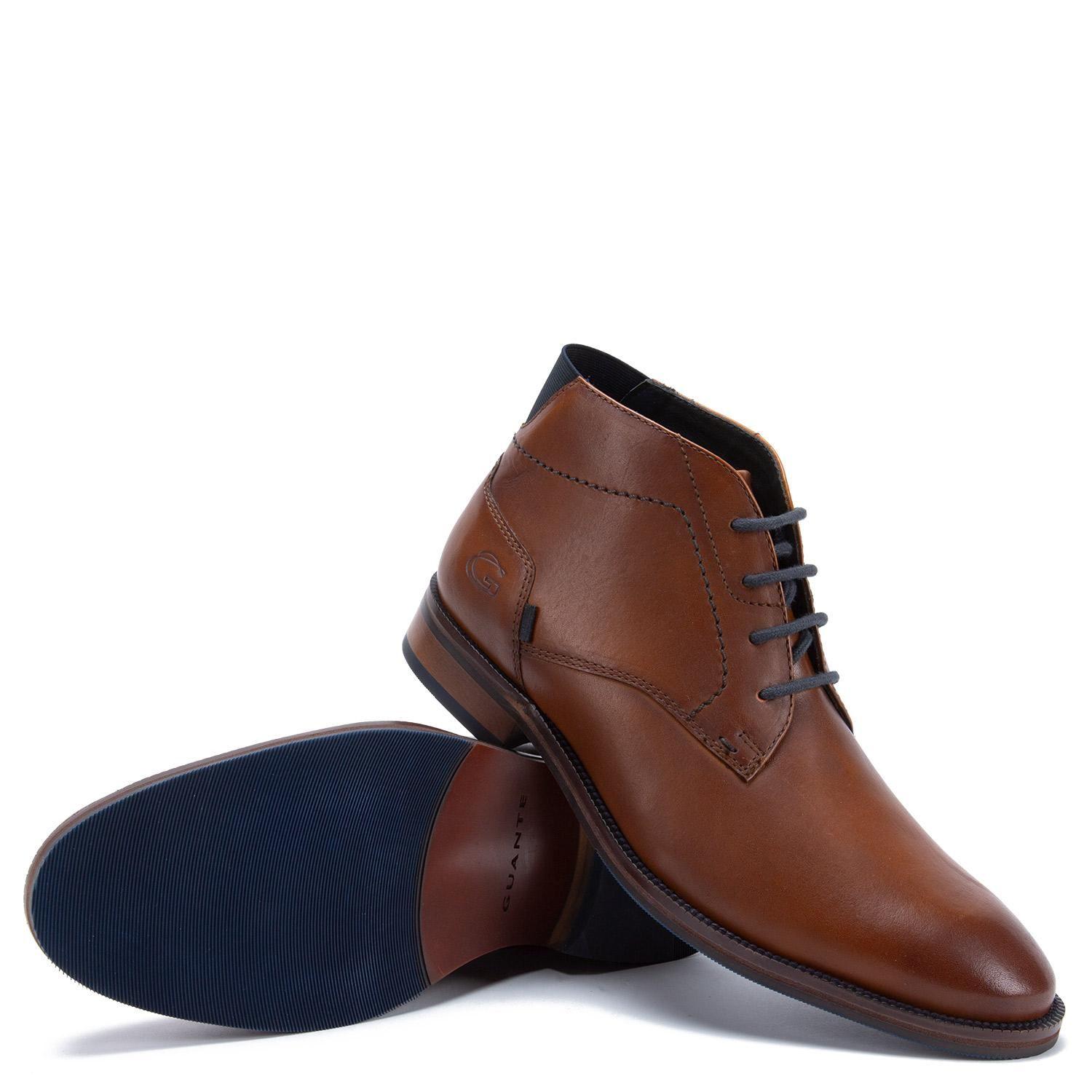 Botin de cuero hombre Guante Dark Camel Granada-3