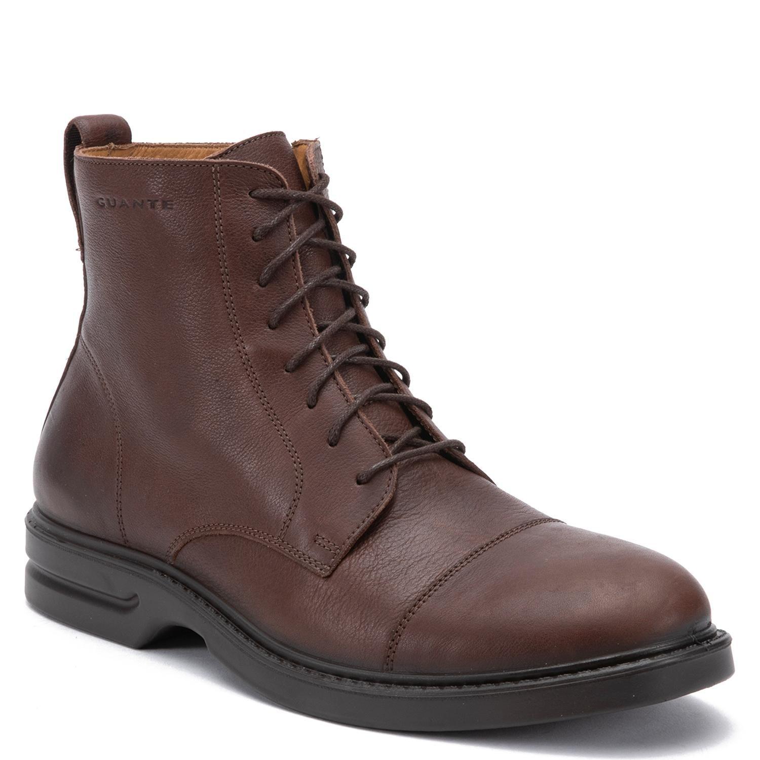 Botin de cuero hombre Guante chocolate Argan-2