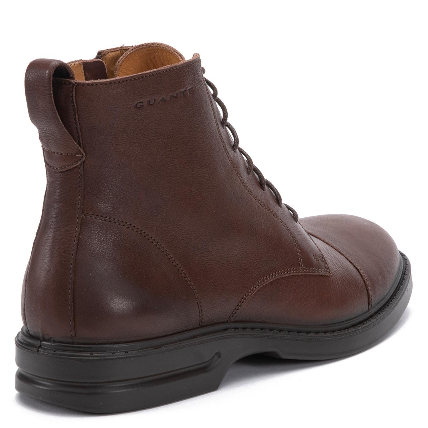 Botin de cuero hombre Guante chocolate Argan-4