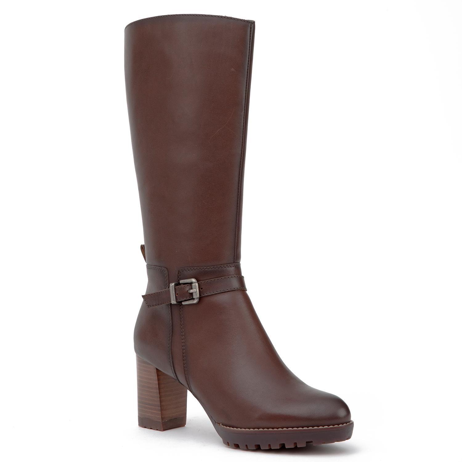 Bota de cuero mujer Gacel marron Rocio 0660992-2