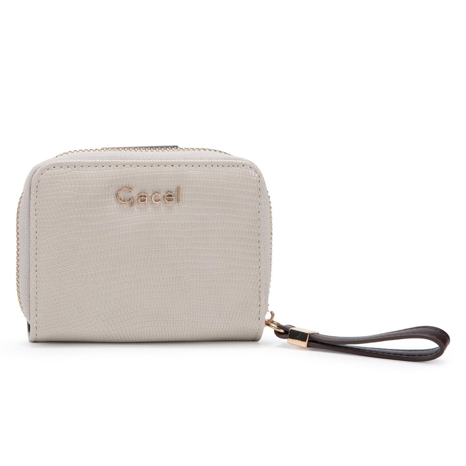 Billetera mujer Gacel off white pequeña-1