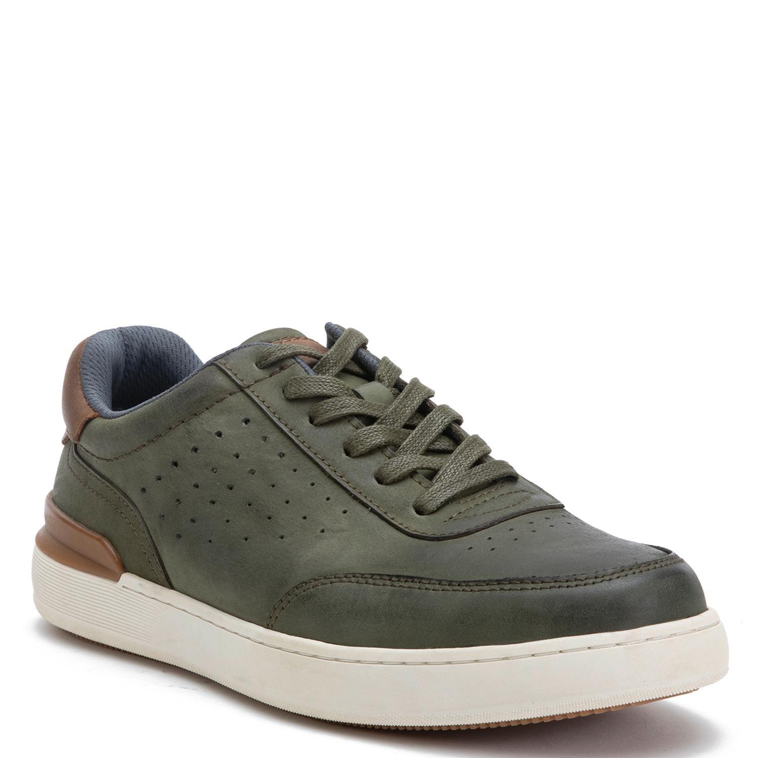 Zapatilla de cuero hombre Guante olivo Noto-2