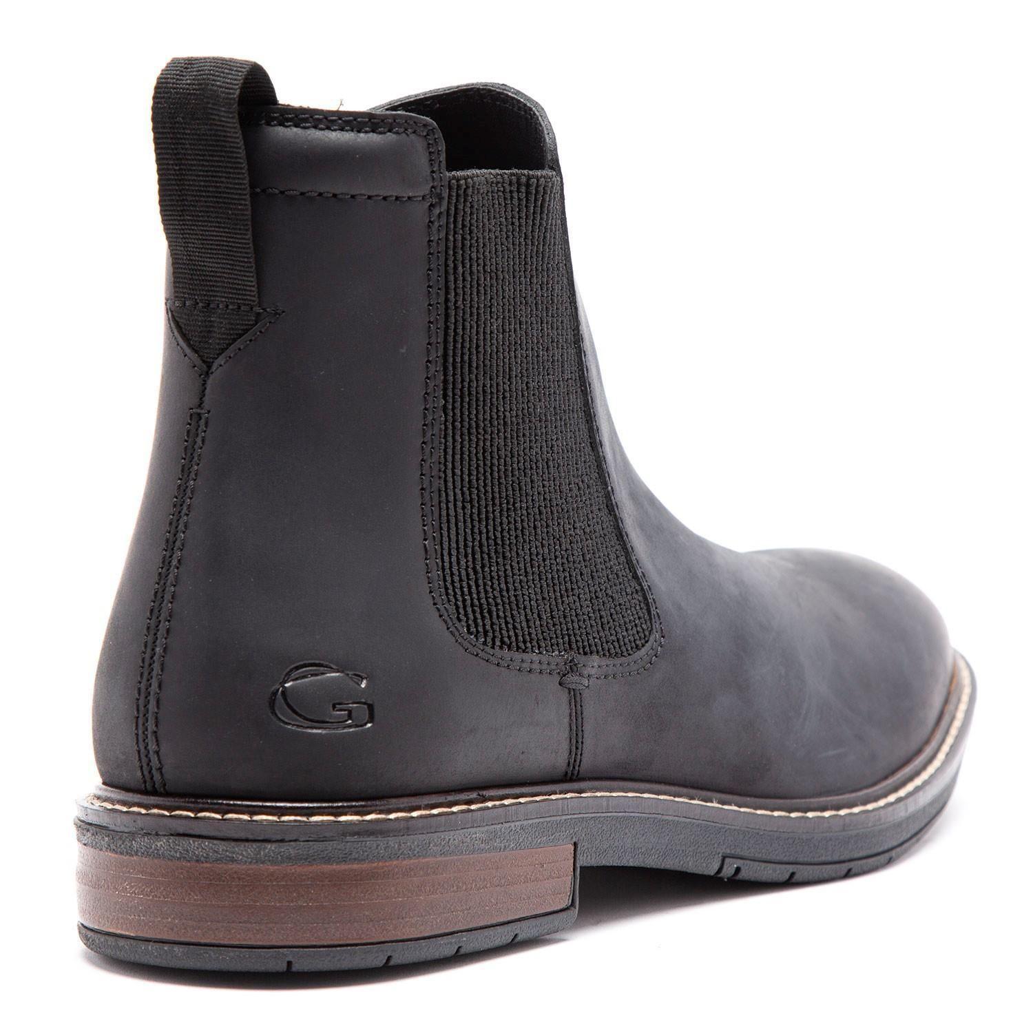 Botin de cuero hombre Guante negro Casper-4