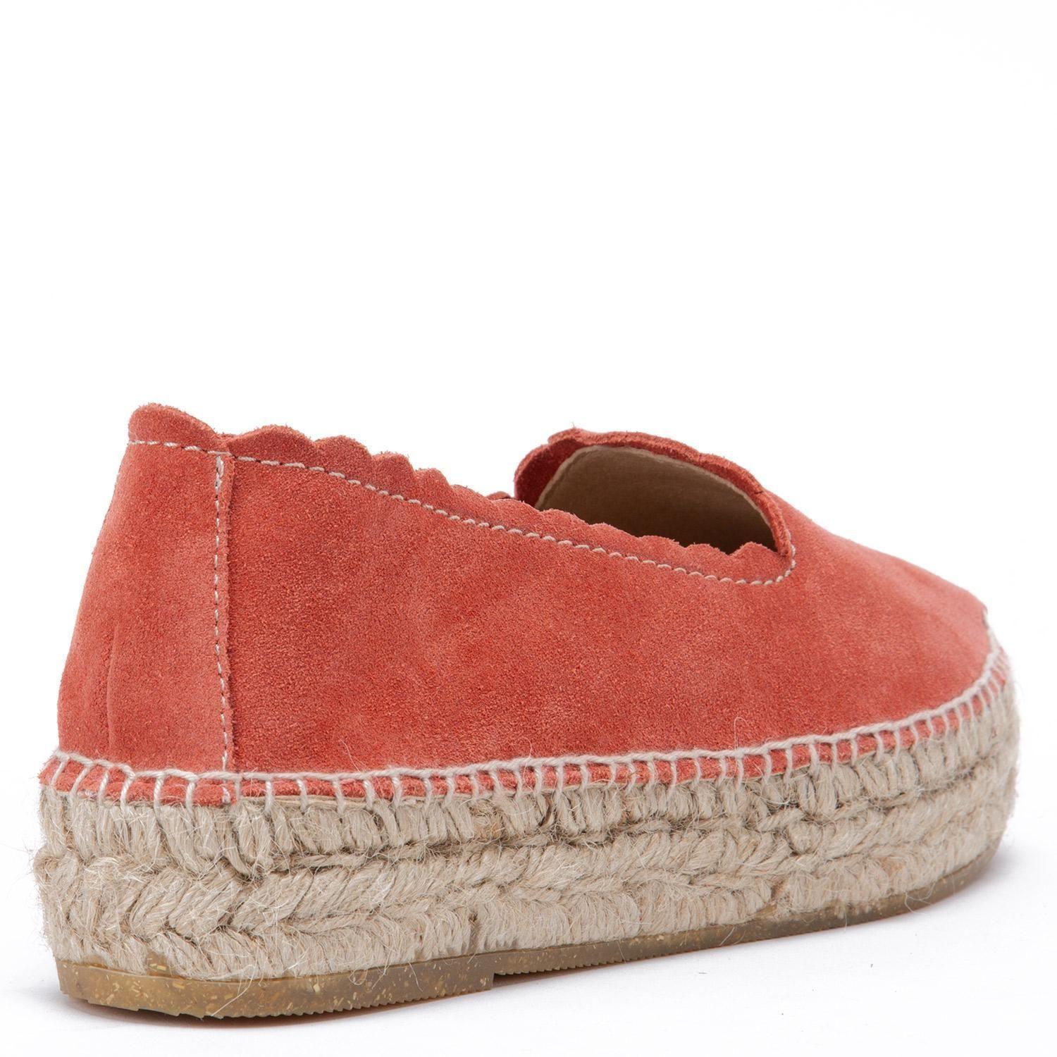 Alpargata de cuero mujer Gacel Coral Mayra 0660494-4